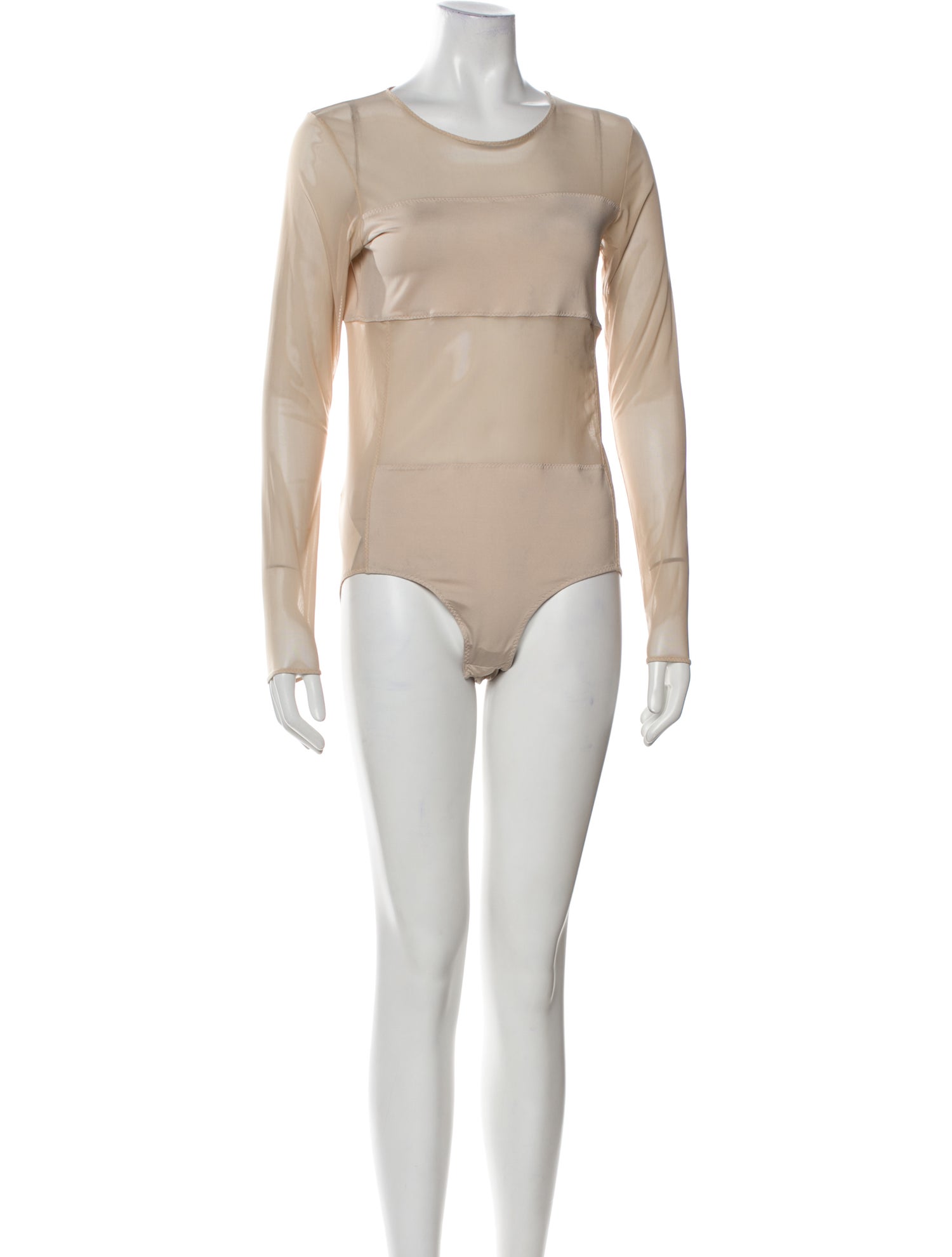 By Malene Birger Crew Neck Long Sleeve Bodysuit