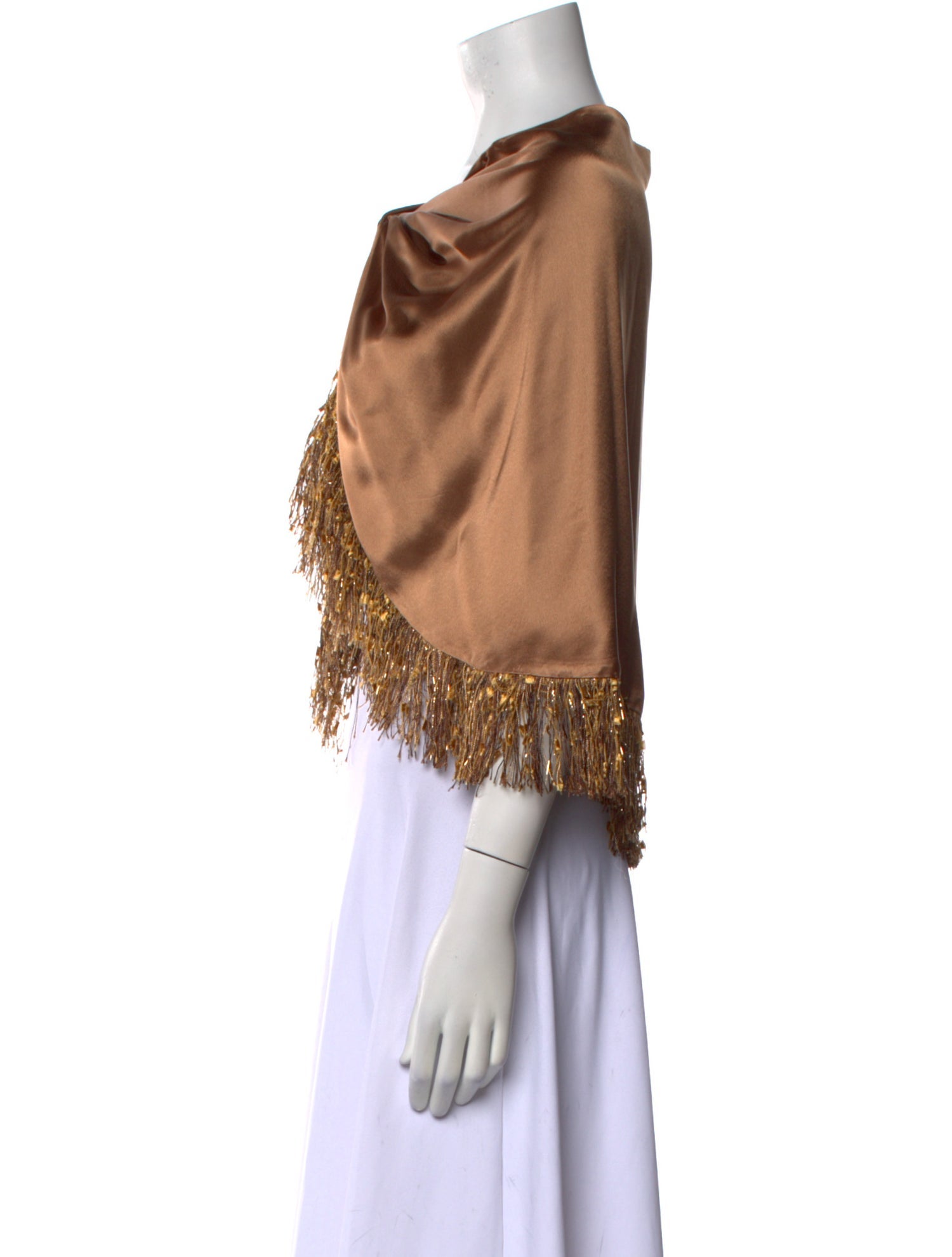 By Malene Birger Scoop Neck Three-Quarter Sleeve Crop Top