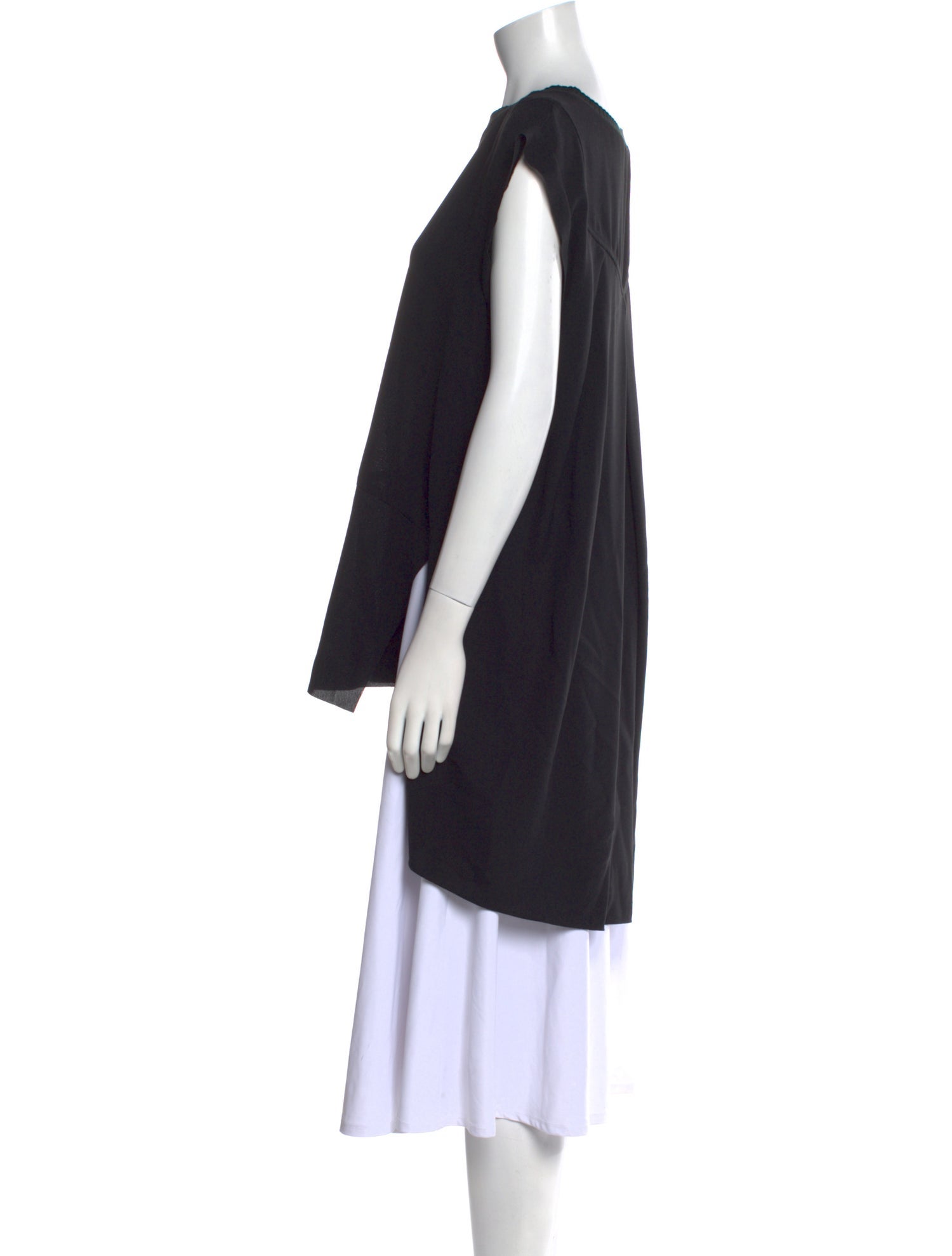 By Malene Birger Scoop Neck Short Sleeve Tunic