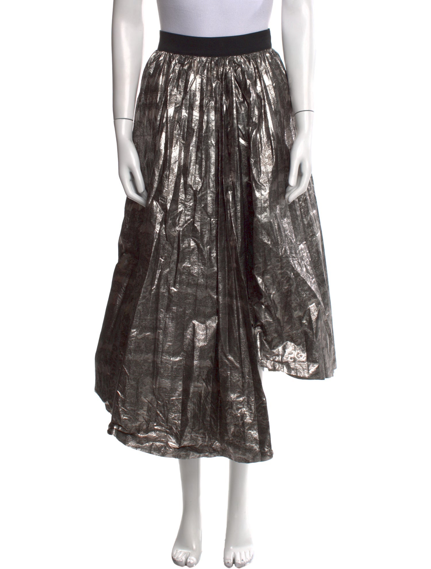 By Malene Birger Colorblock Pattern Midi Length Skirt