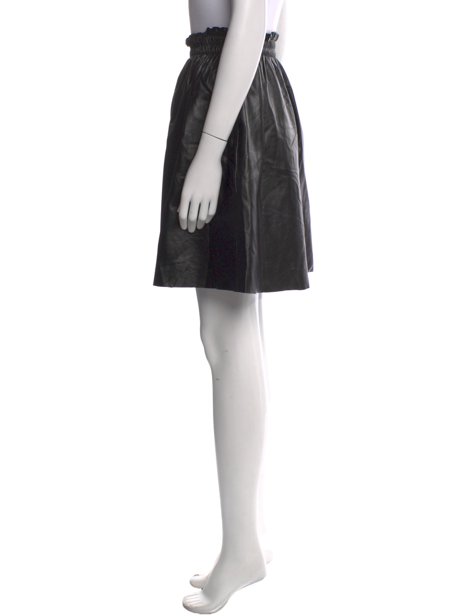 By Malene Birger Eel Skin Knee-Length Skirt