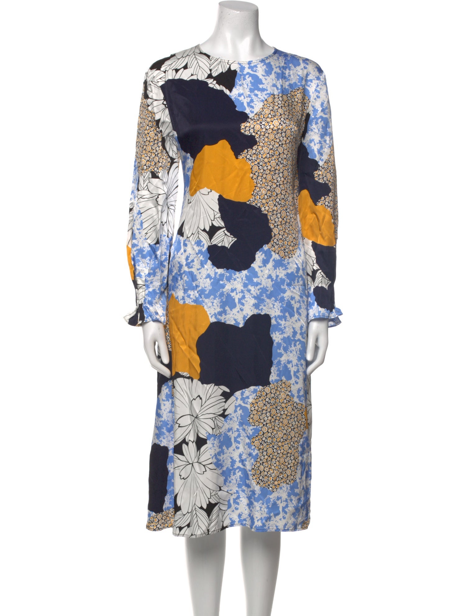By Malene Birger Floral Print Midi Length Dress