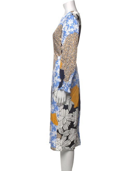 By Malene Birger Floral Print Midi Length Dress