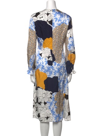 By Malene Birger Floral Print Midi Length Dress