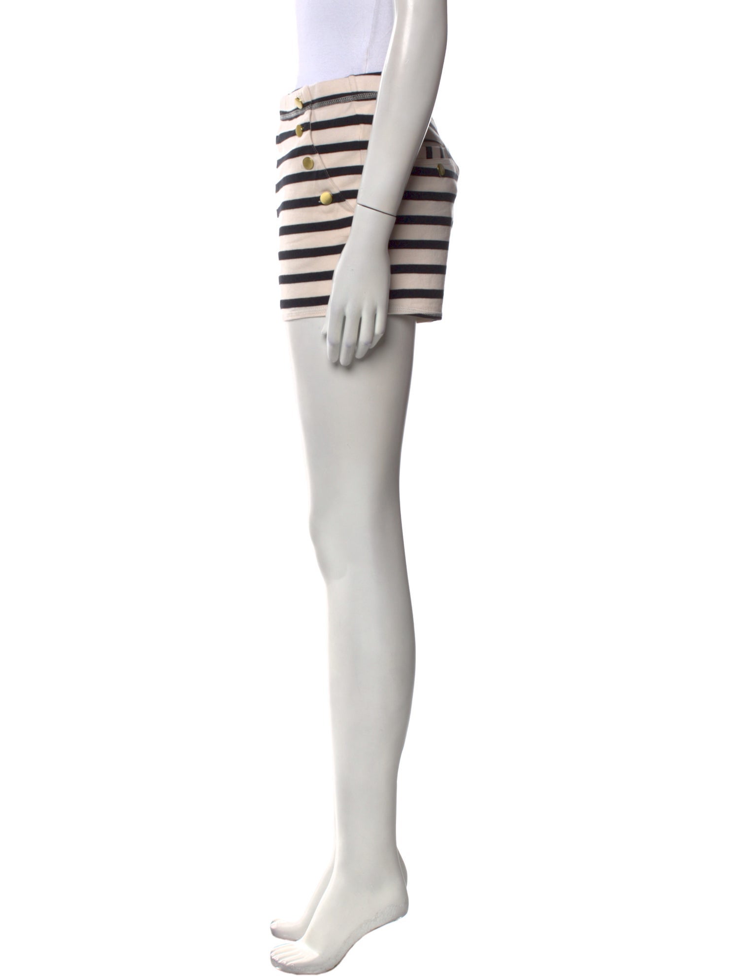 By Malene Birger Striped Mini Shorts