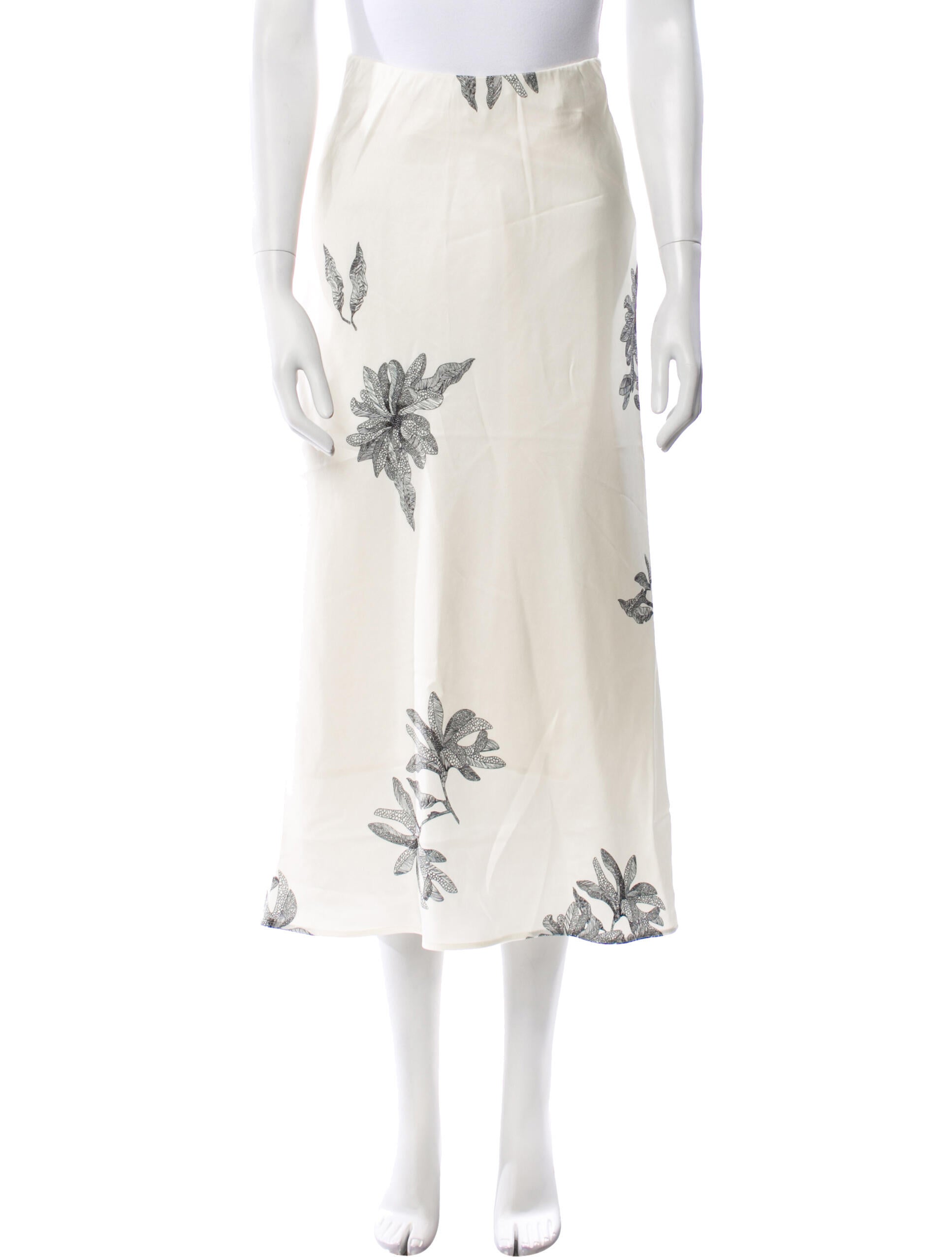 By Malene Birger Printed Midi Length Skirt