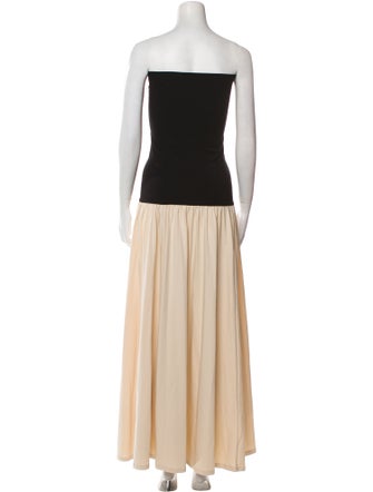 By Malene Birger Strapless Long Dress