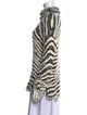By Malene Birger Animal Print Mock Neck Sweater