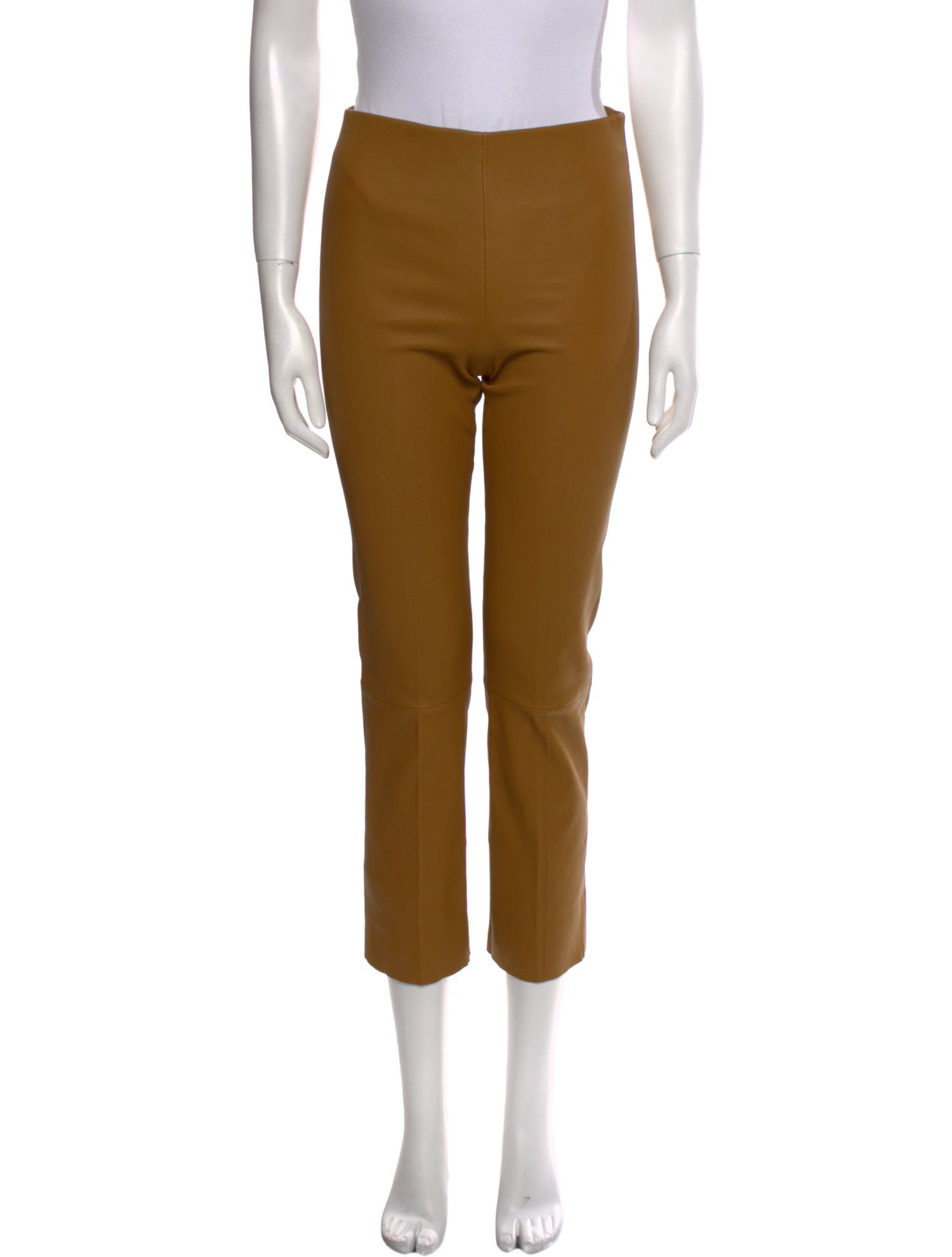 By Malene Birger Lamb Leather Straight Leg Pants
