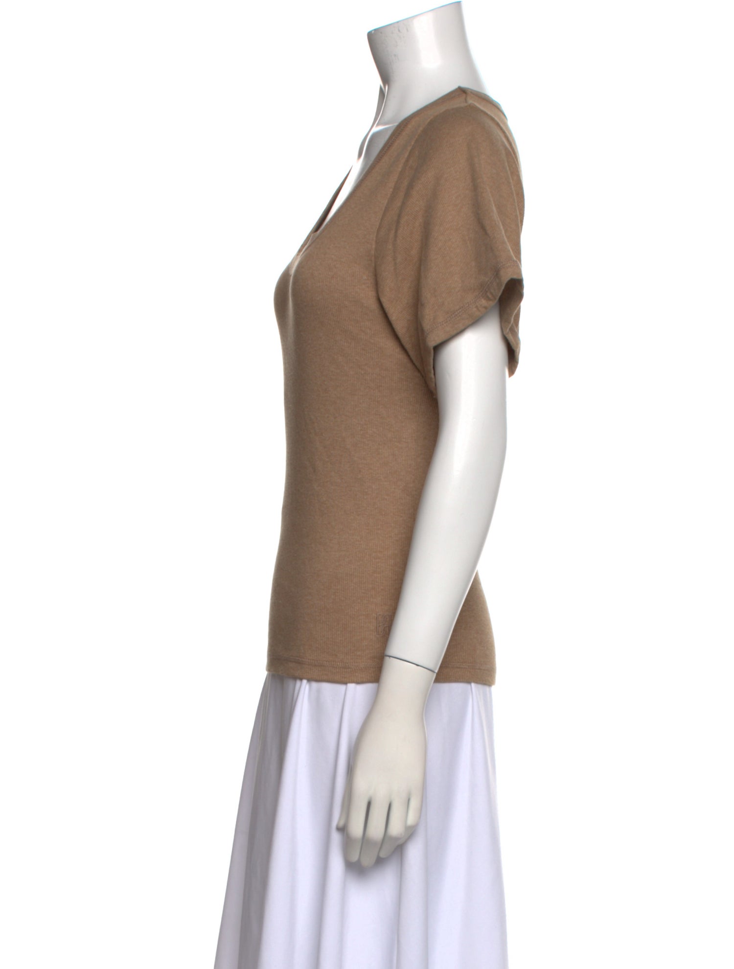 By Malene Birger Scoop Neck Short Sleeve T-Shirt