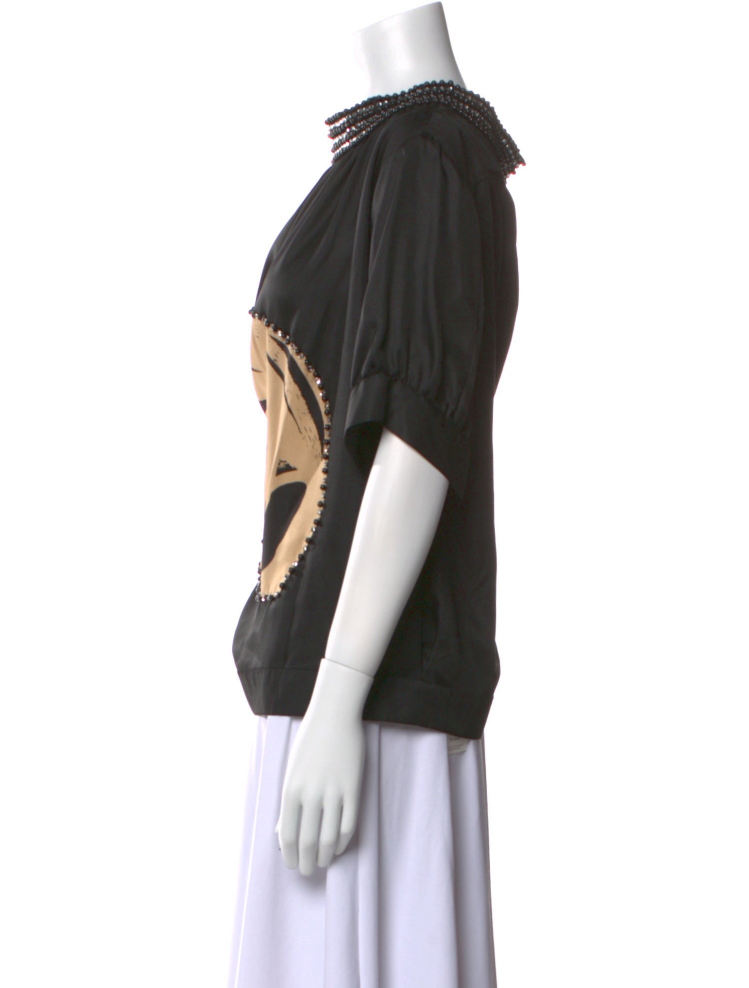 By Malene Birger Silk Printed Blouse