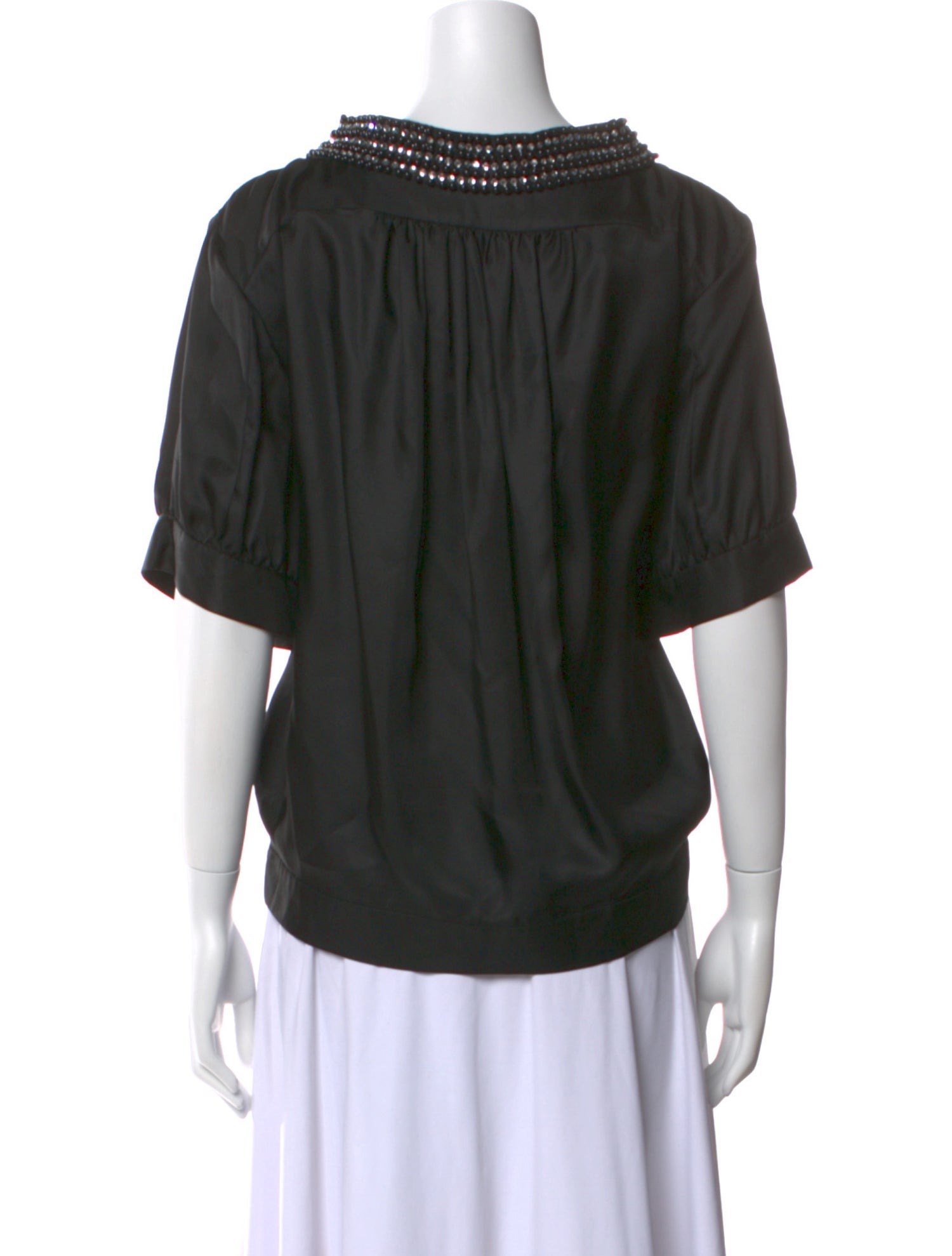 By Malene Birger Silk Printed Blouse