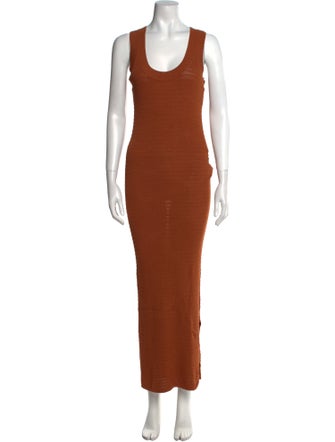 By Malene Birger Scoop Neck Long Dress
