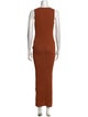 By Malene Birger Scoop Neck Long Dress