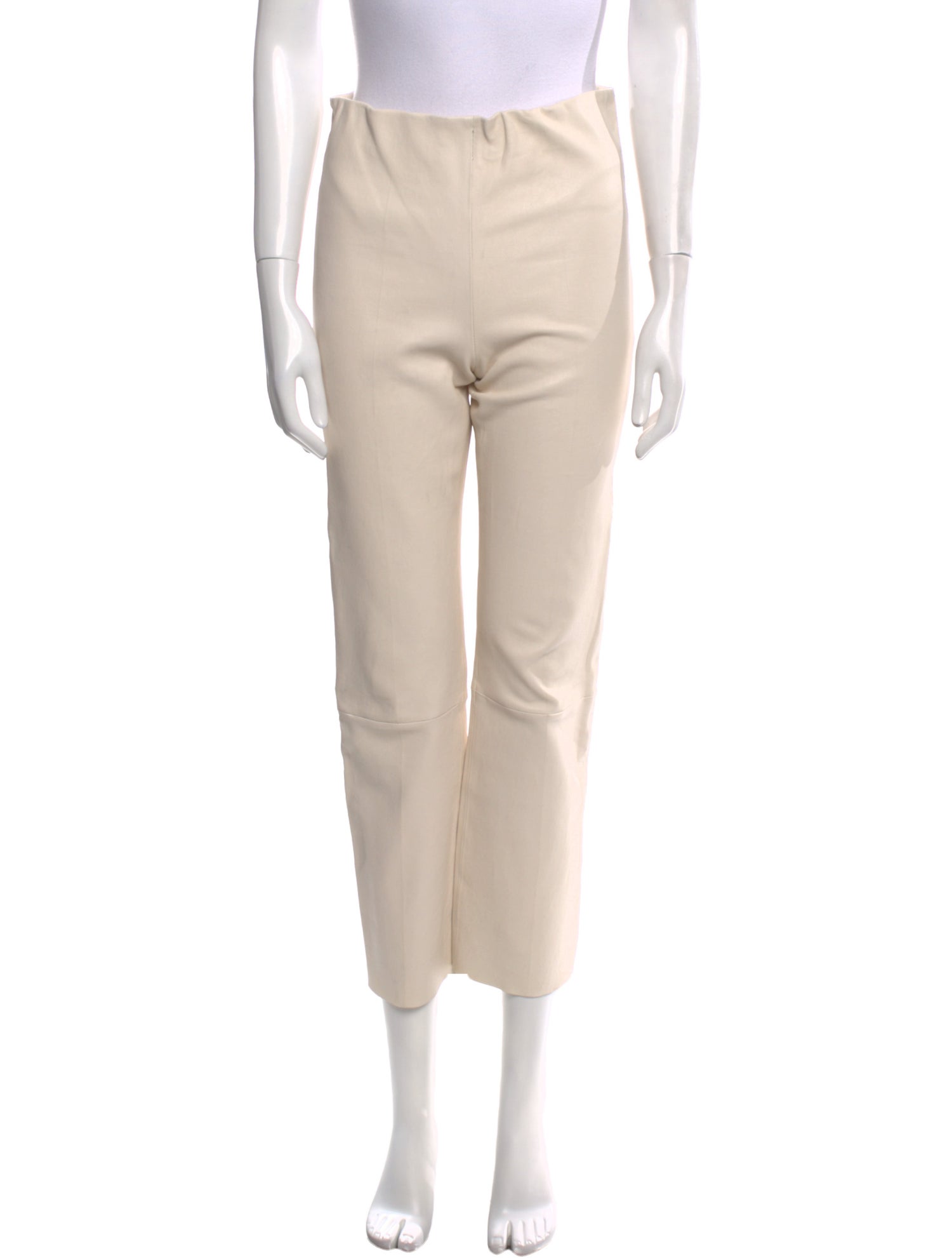 By Malene Birger Lamb Leather Straight Leg Pants