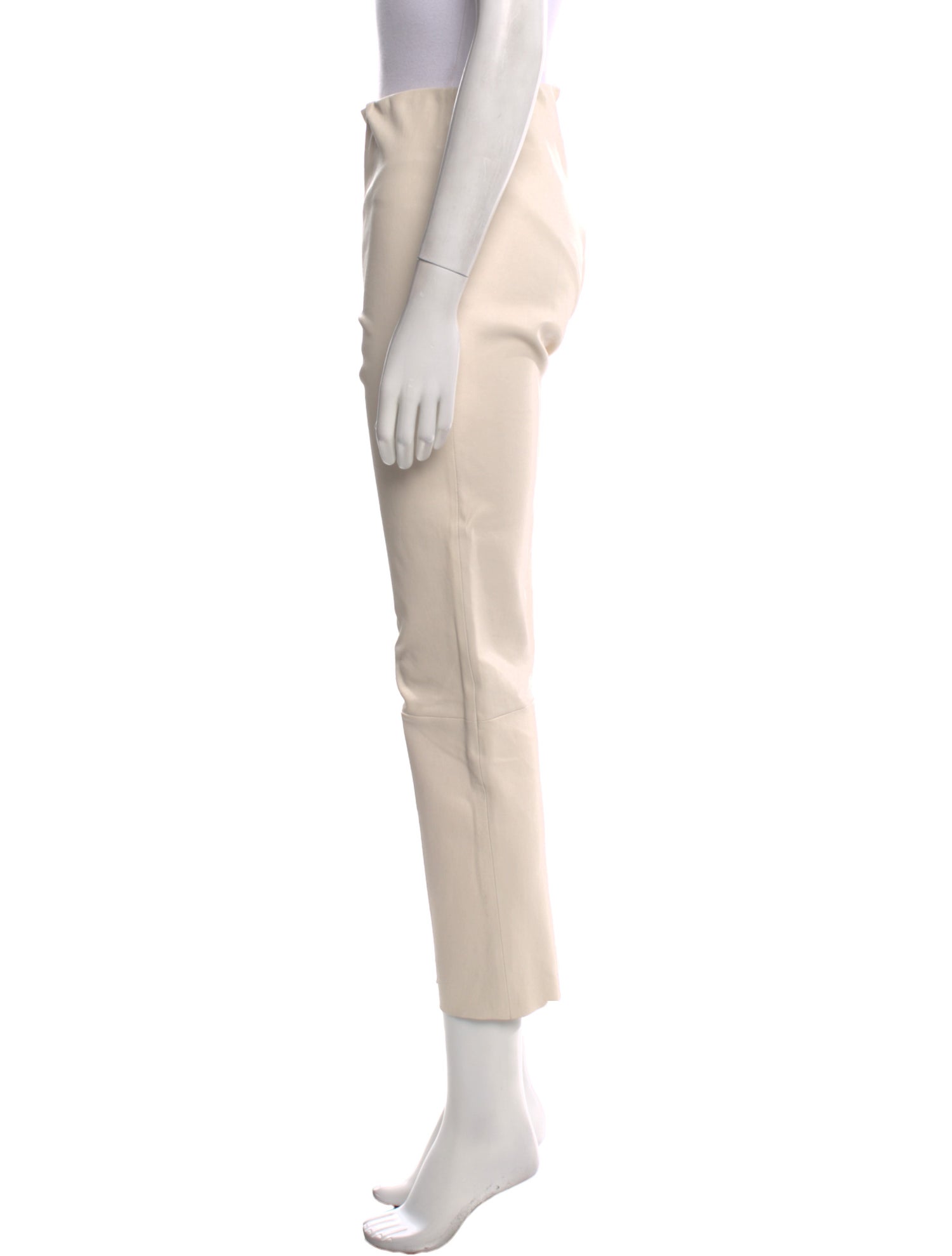 By Malene Birger Lamb Leather Straight Leg Pants