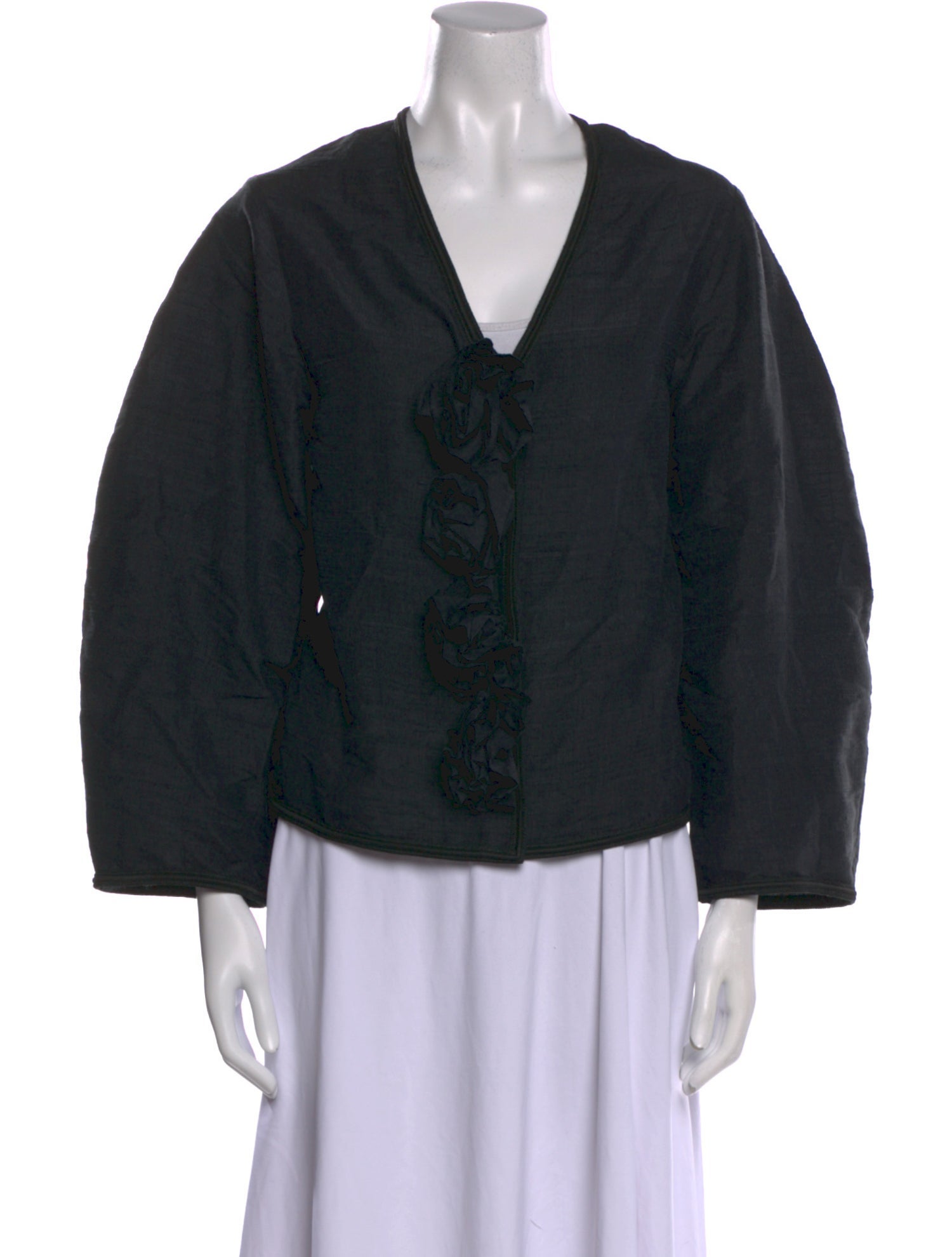 By Malene Birger Silk V-Neck Blouse