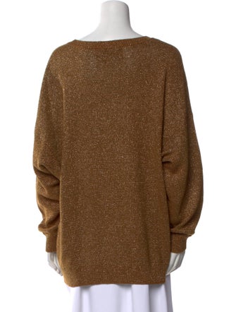 By Malene Birger Linen Scoop Neck Sweater