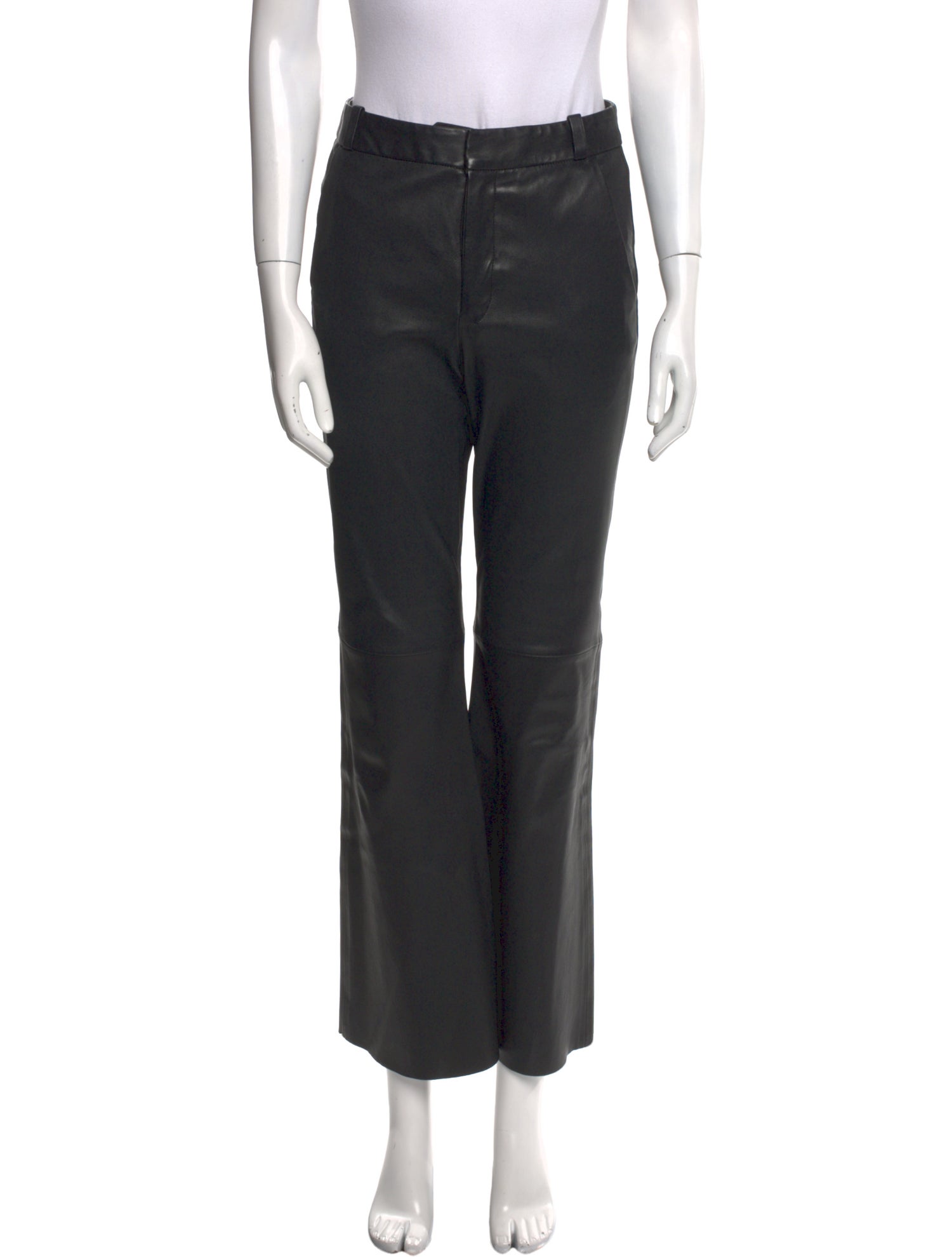 By Malene Birger Leather Wide Leg Pants