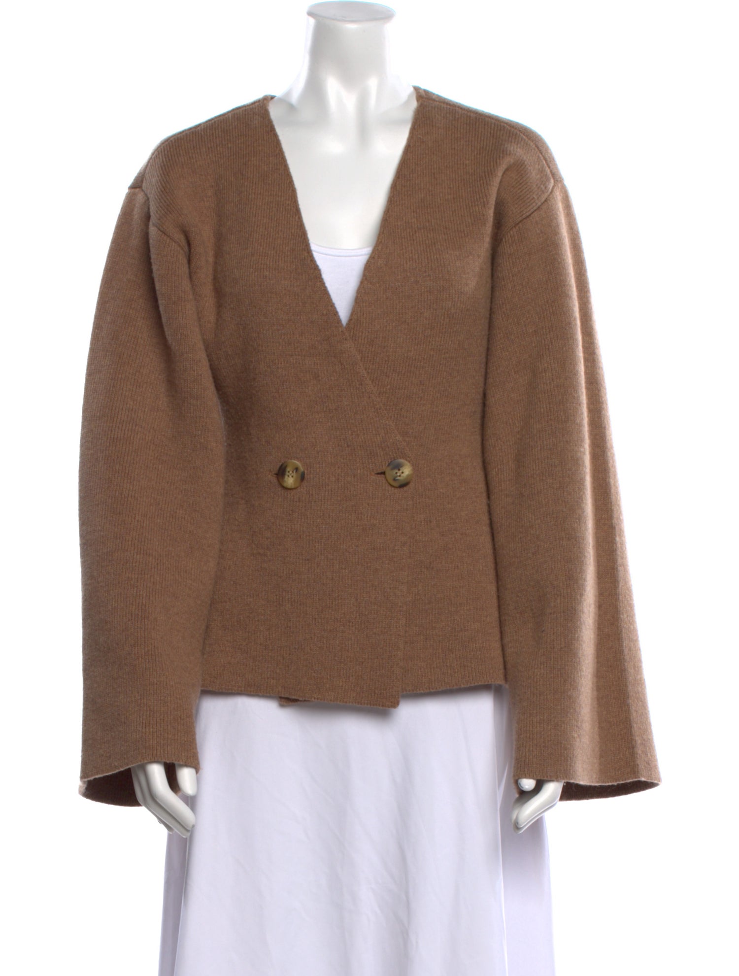 By Malene Birger Virgin Wool V-Neck Sweater