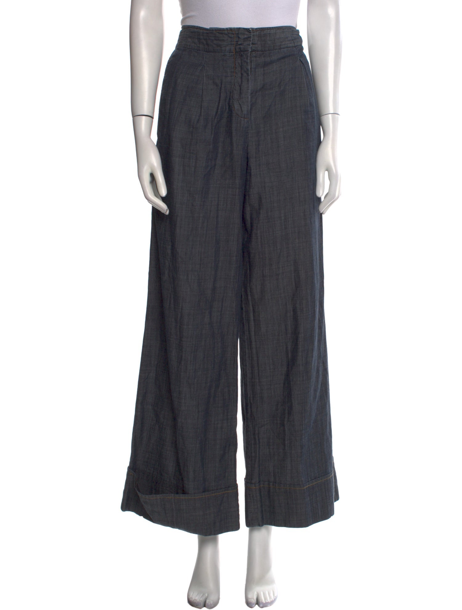 By Malene Birger Striped Wide Leg Pants