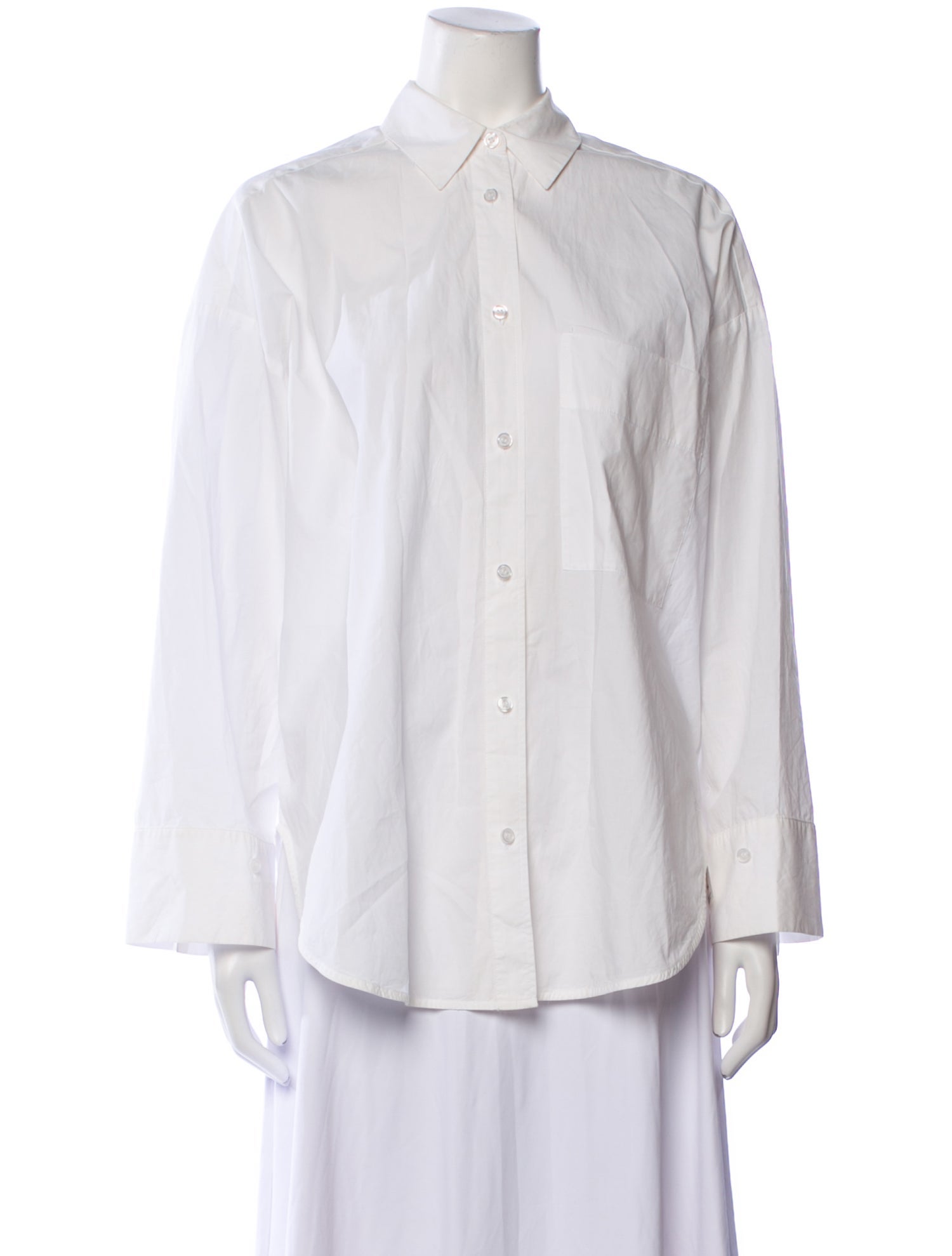 By Malene Birger Long Sleeve Button-Up Top