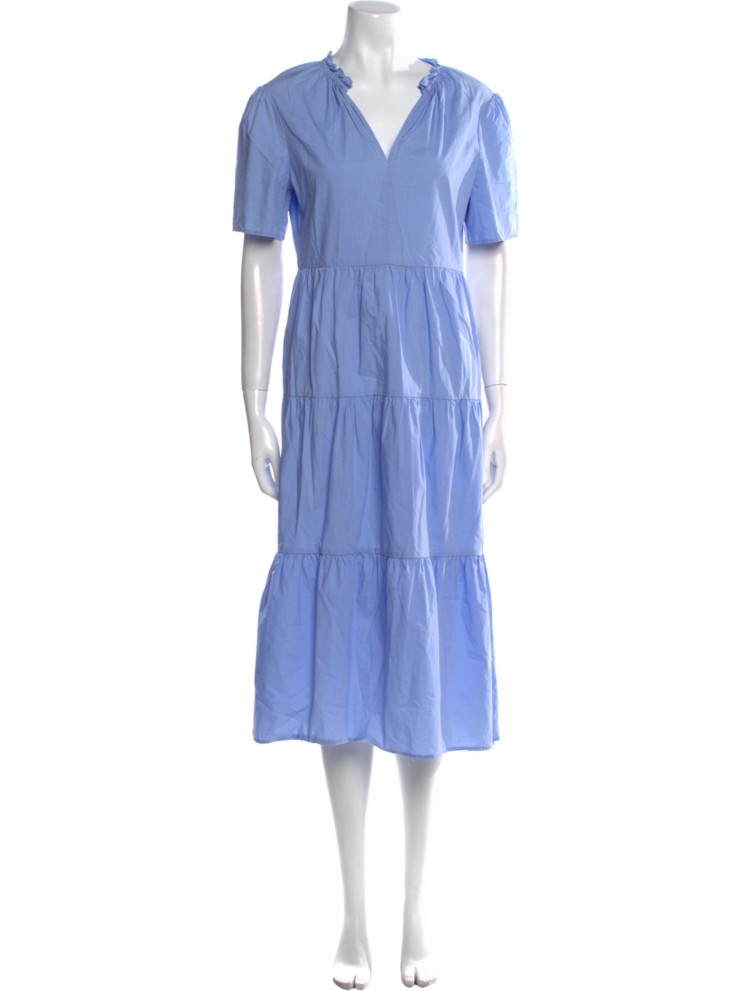 By Malene Birger V-Neck Midi Length Dress