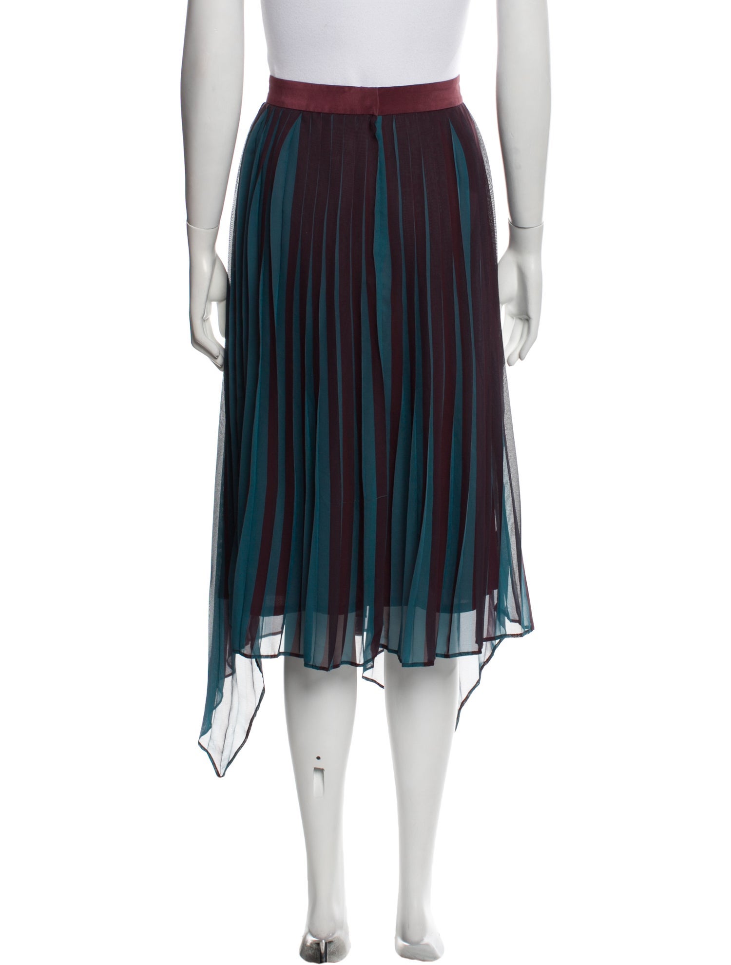 By Malene Birger Striped Midi Length Skirt