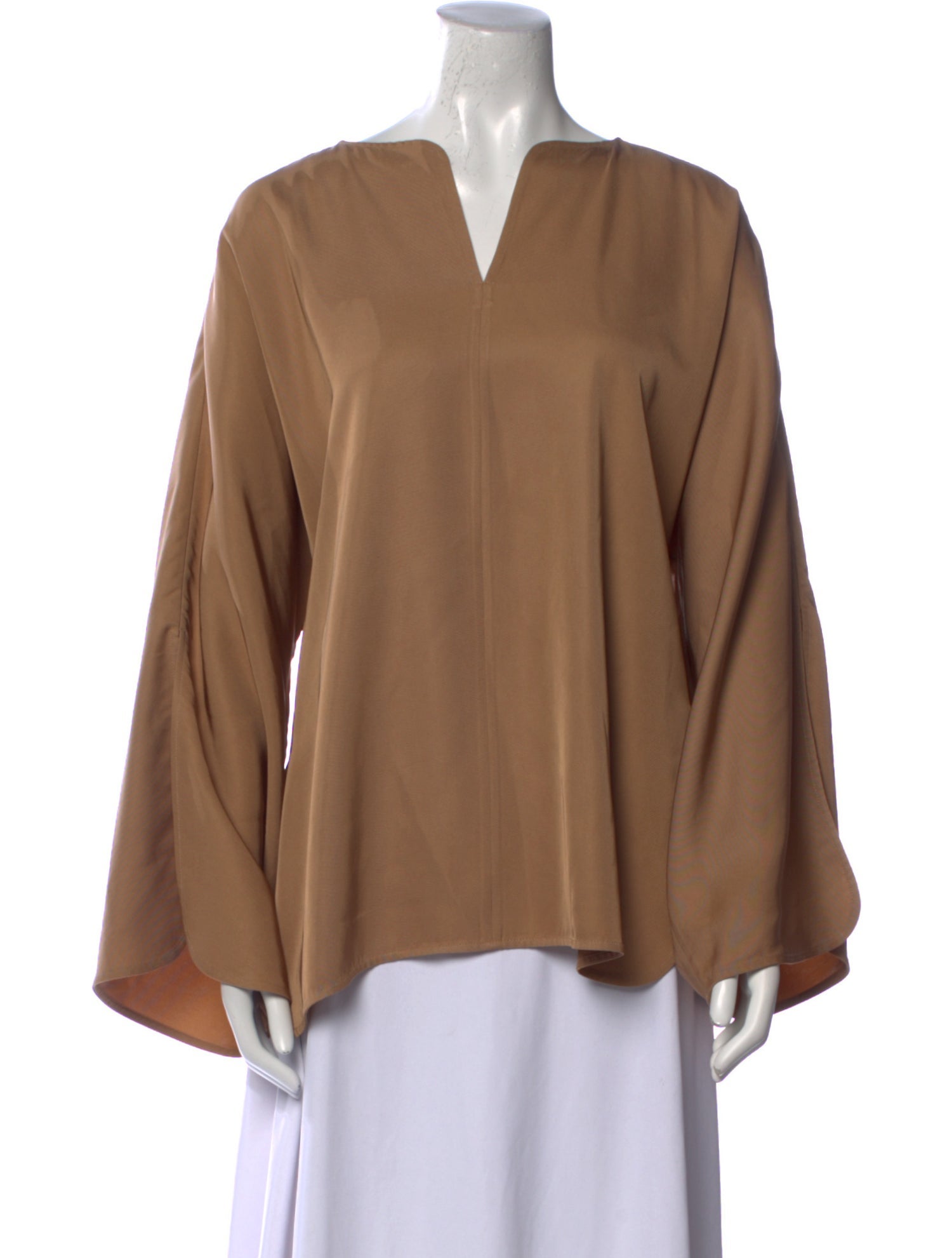 By Malene Birger V-Neck Long Sleeve Blouse