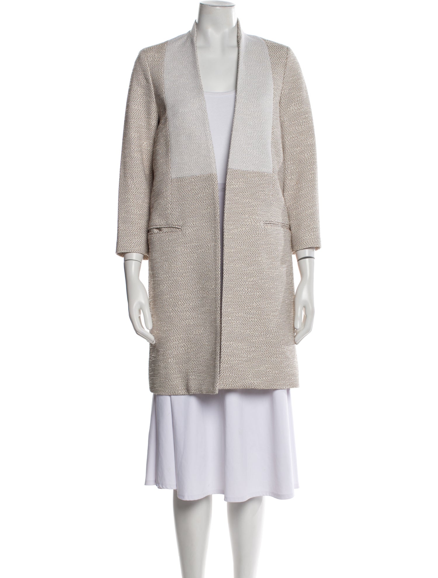 By Malene Birger Tweed Pattern Coat