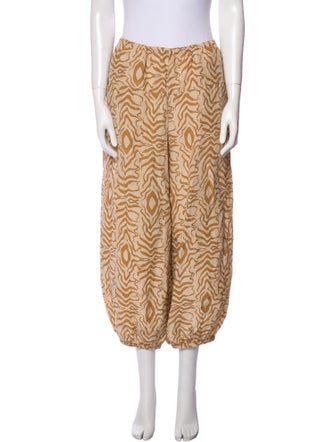 By Malene Birger Printed Straight Leg Pants