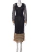 By Malene Birger Lace Pattern Long Dress