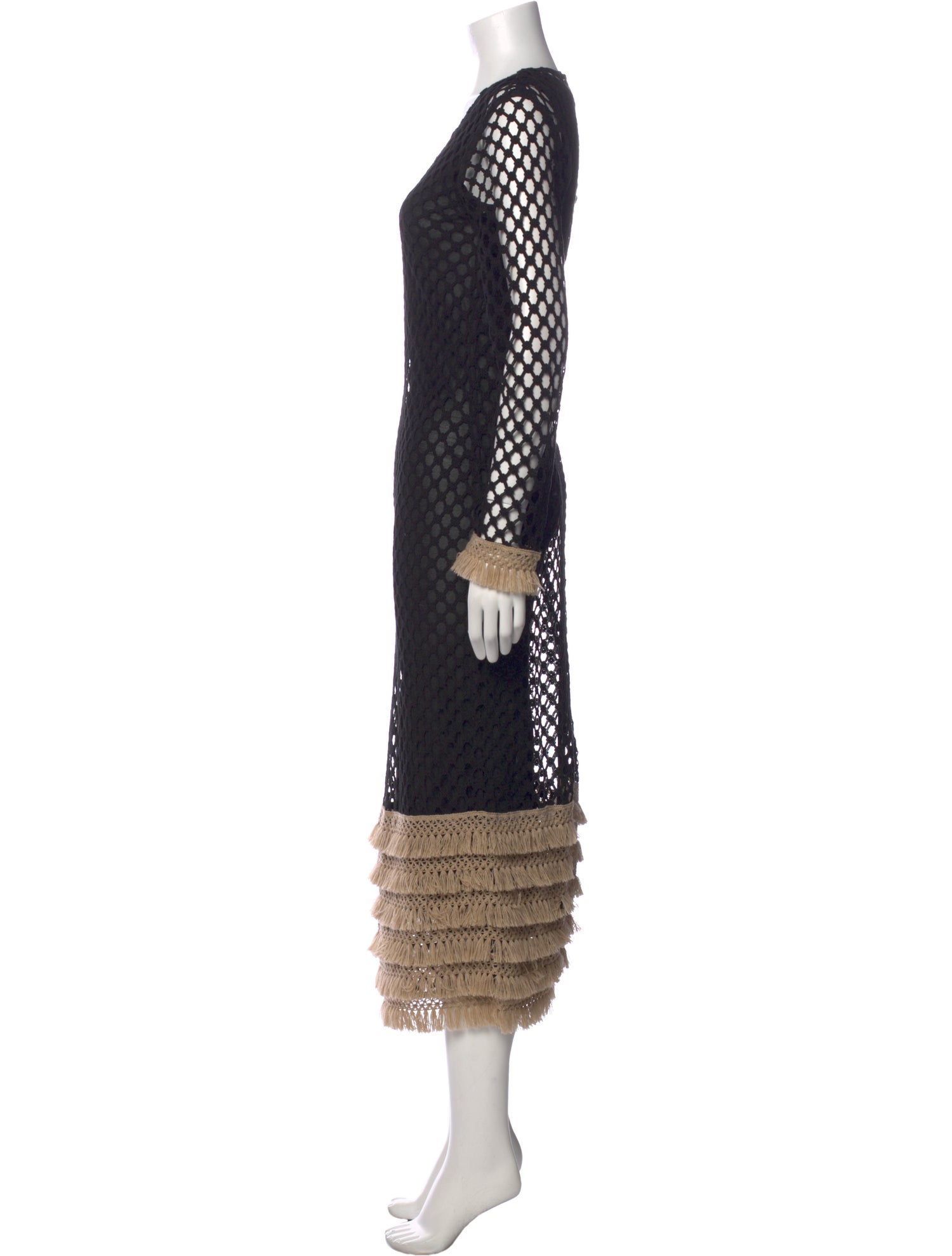 By Malene Birger Lace Pattern Long Dress
