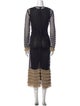 By Malene Birger Lace Pattern Long Dress