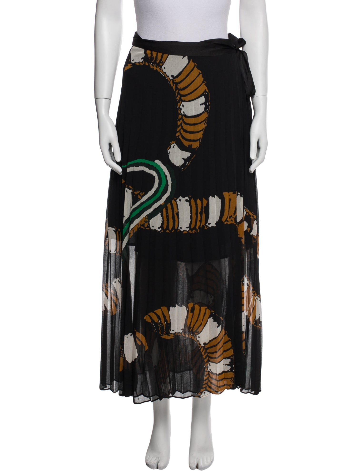 By Malene Birger Printed Midi Length Skirt