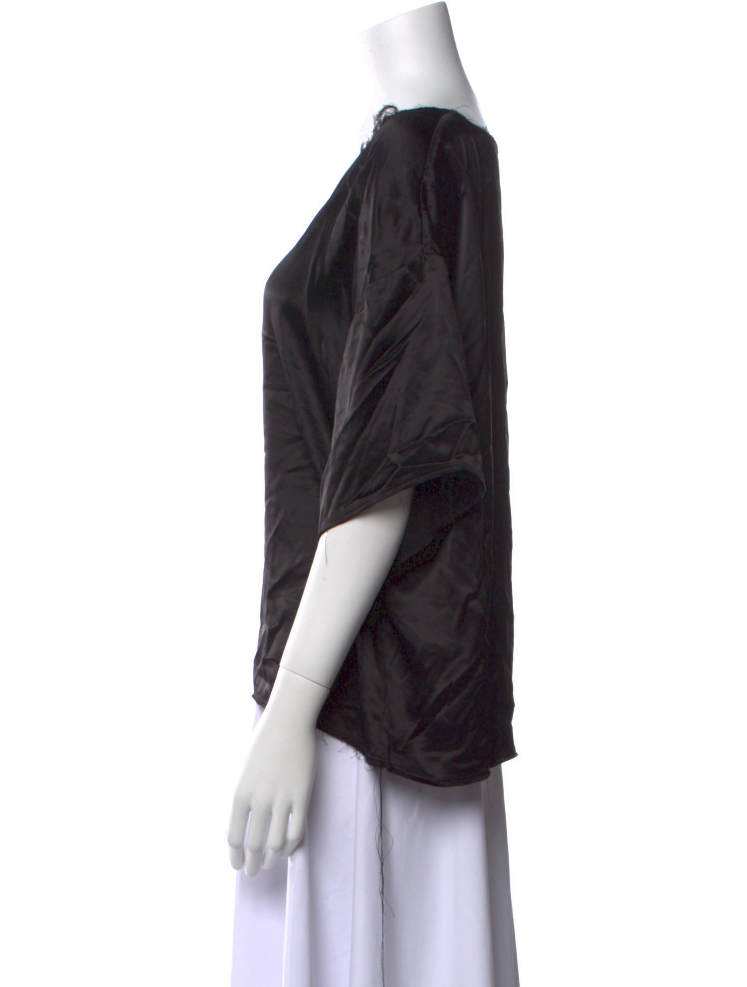 By Malene Birger Scoop Neck Short Sleeve Top