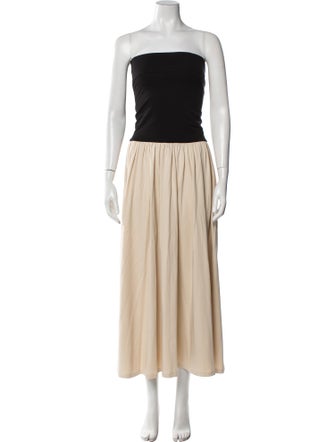 By Malene Birger Strapless Long Dress
