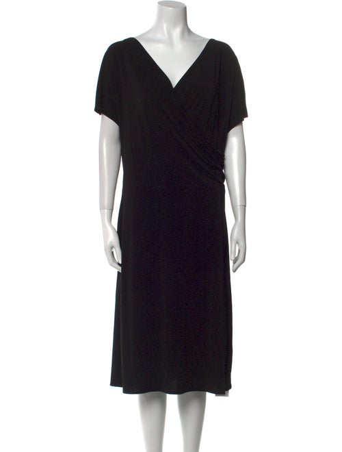 By Malene Birger V-Neck Knee-Length Dress
