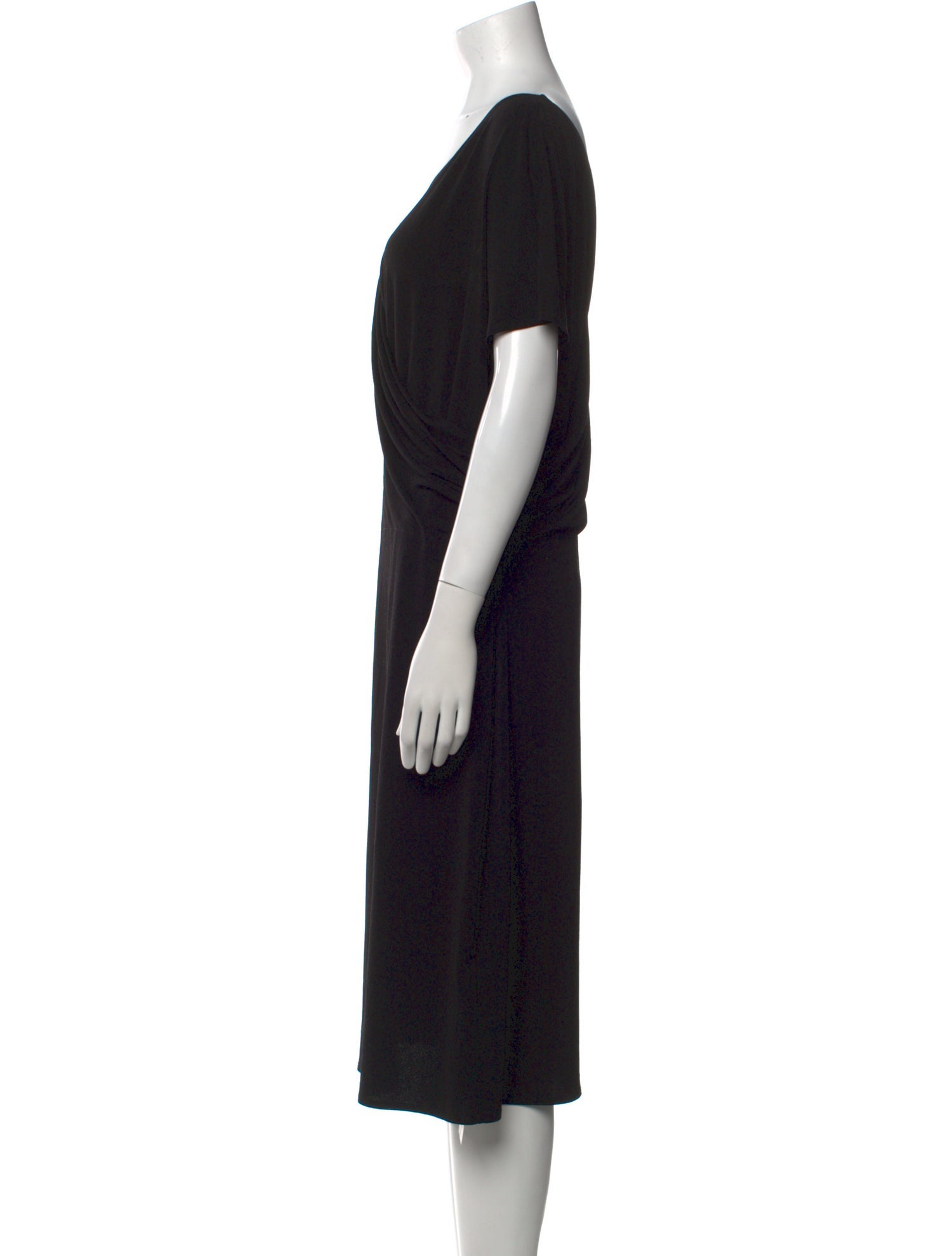 By Malene Birger V-Neck Knee-Length Dress