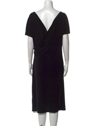 By Malene Birger V-Neck Knee-Length Dress