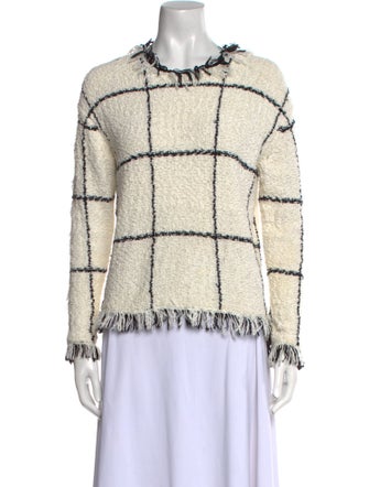 By Malene Birger Printed Mock Neck Sweatshirt