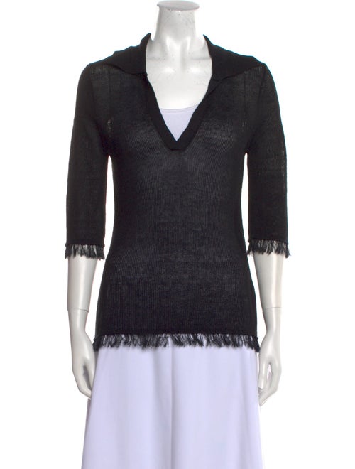 By Malene Birger Linen V-Neck Sweater