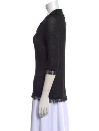 By Malene Birger Linen V-Neck Sweater