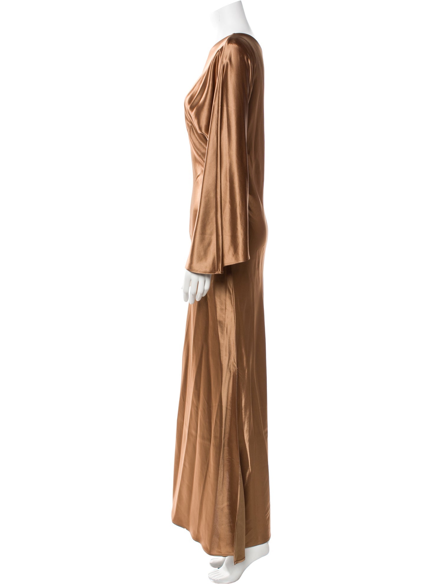 By Malene Birger Satin Long Dress