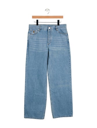 By Malene Birger High-Rise Wide Leg Jeans
