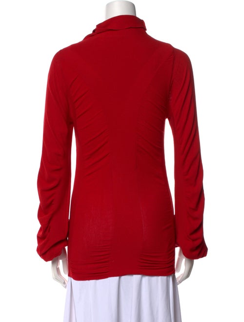 By Malene Birger Mock Neck Long Sleeve Blouse