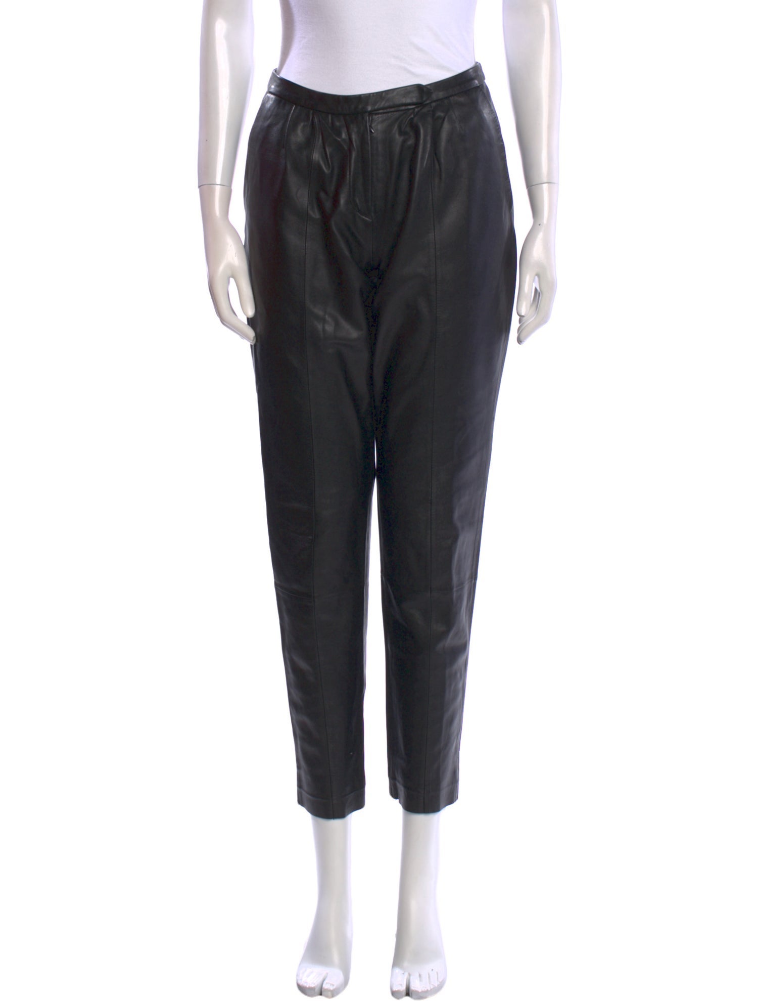 By Malene Birger Leather Straight Leg Pants