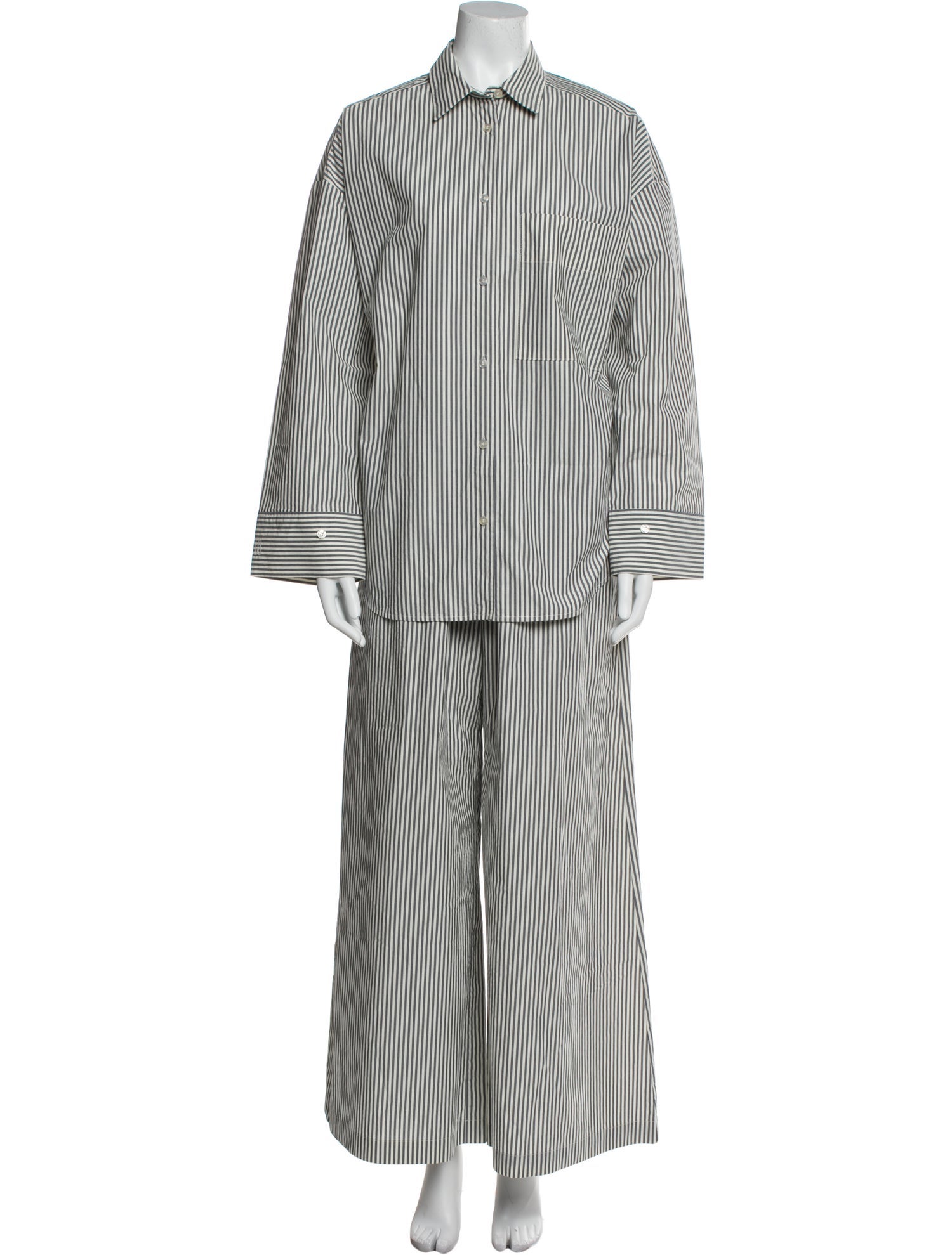 By Malene Birger Striped Pant Set