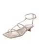 By Malene Birger Leather T-Strap Sandals