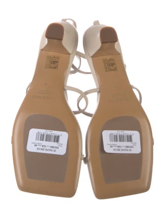 By Malene Birger Leather T-Strap Sandals